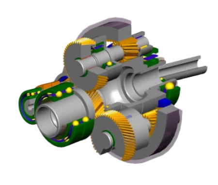 Co Axial Integrated Powertrain